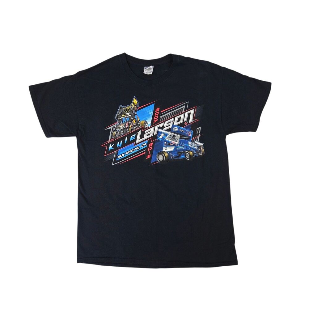 Sprint Car Challenge Tour T-Shirt Kyle Larson 2000s Large Racing Elk Grove CA